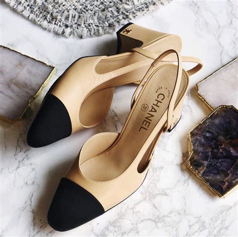 chanel slingback shoe